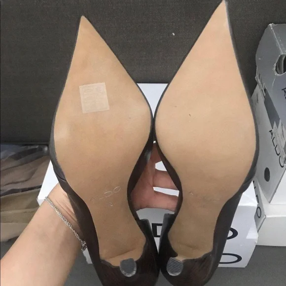 ALDO Leather Stiletto Heels - Picture 3 of 3